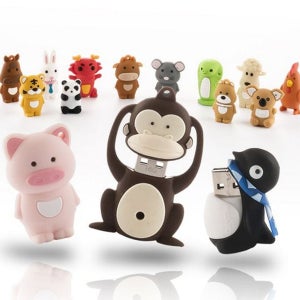 귀여운 동물 usb 메모리 드라이브 32기가 학생용 백업
