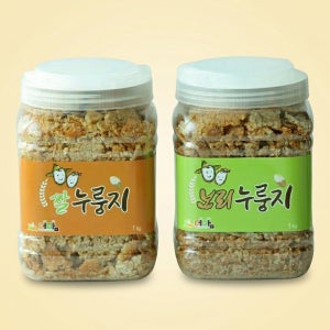 숭늉 끓여먹는 쌀누룽지 1kg+보리누룽지1kg 더맘