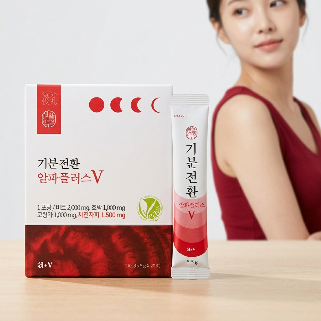 기분전환 알파플러스 차전자피 <b>브이라인</b>스틱 20포
