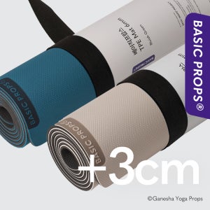 베이직프랍스 TPE 요가매트 6mm 와이드 플러스 3cm By 가네샤 요가 프랍스