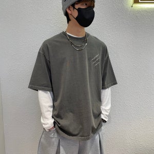 올킬-자체제작 빅사이즈 오버핏 피그워싱티 남녀공용 남자반팔 반팔티셔츠추천 루즈핏 커플티(무료배송)