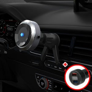 차량용 핸드폰 거치대 폴드7 6 5 Z폴드 무선 고속충전 흡착 송풍구 거치대