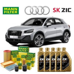 아우디 Q2 35 TDI 엔진오일세트 만필터 지크합성유