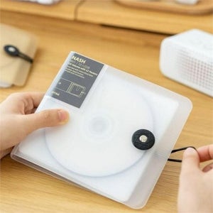 플라스틱 cd 보관함 데이터 dvd 보관함 휴대용 투명
