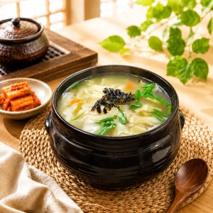 멸치수제비 2인분 멸치육수 밀키트 혼밥 집밥 캠핑요리 술안주 더수제비