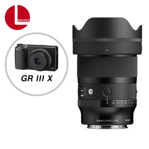 리코 GR3X + 시그마 35mm F1.4 DG II Art L마운트