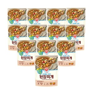 오뚜기 LIGHT&JOY 나트륨을줄인 된장찌개 450g, 12개