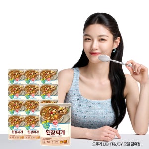 오뚜기 LIGHT&JOY 나트륨을줄인 된장찌개 450g, 12개