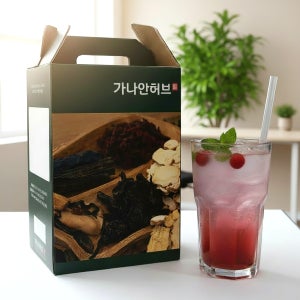 오미자차 60팩 오미자청 에이드 즙