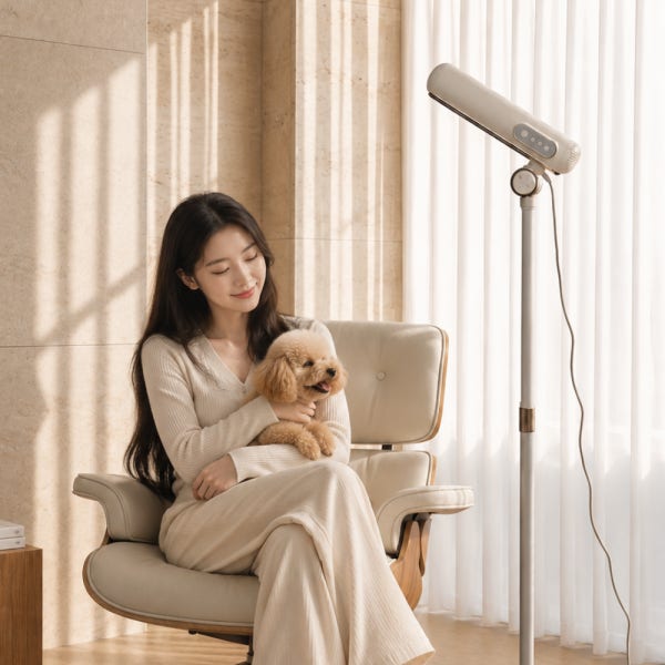 [예약판매]제니퍼룸 BLDC 스탠딩 헤어드라이기 프로 핸즈프리 스탠드 드라이어 가정용미용실