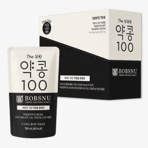 서울대 밥스누 더진한 약콩100 두유 190ml, 10개