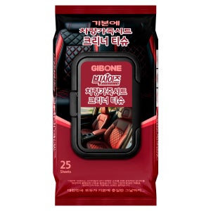 [출시 특가]빅사이즈 자동차 차량 가죽시트 크리너 티슈 캡형 25매 올인원 가죽 시트 관리