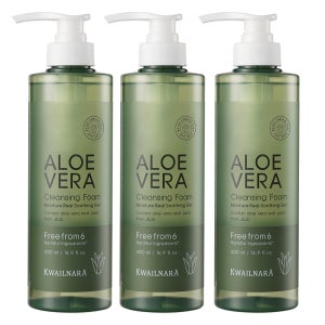 과일나라 알로에 폼클렌징 촉촉한 저자극 딥세안 세안제 수분 500ml, 3개