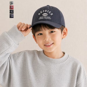 유아동 레터링 포인트 캐주얼 키즈 볼캡모자
