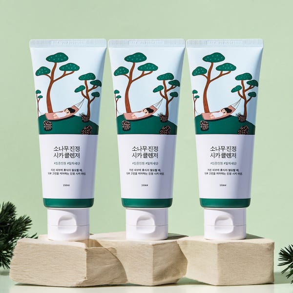 [3개 SET] 라운드랩 소나무 진정 시카 클렌저 150ml
