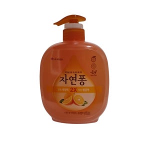 엘지 자연퐁 2x 찌든떄 걱정 없는 솔잎 주방세제 490ml