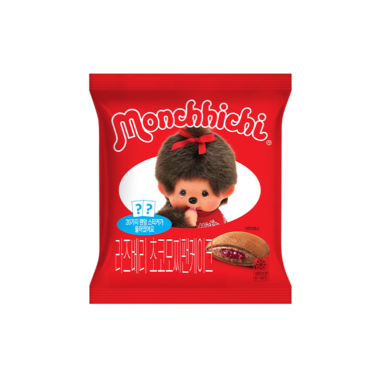 몬치치)라즈베리초코팬케이크