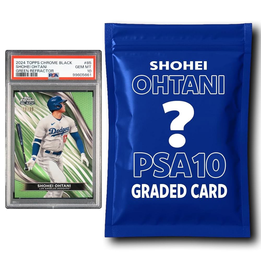 PSA 10 등급 로스앤젤레스 다저스 야구 카드 미스터리 박스 - 오타니 쇼헤이