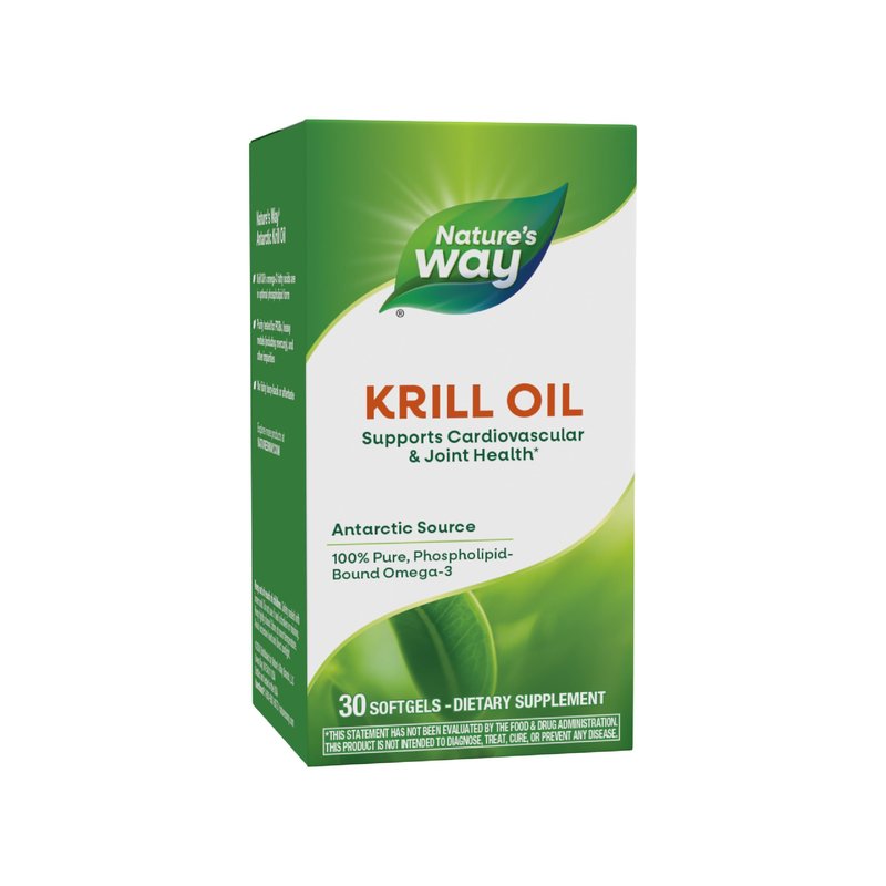 <b>Nature’s Way 크릴 오일</b> 심혈관 및 관절 건강 지원 오메가3 30정