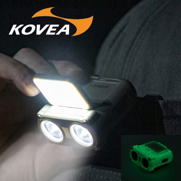 코베아 센서 헤드랜턴 플러스 캡라이트 LED 등산 해루질 밤 낚시 안전모 등산용 작업용