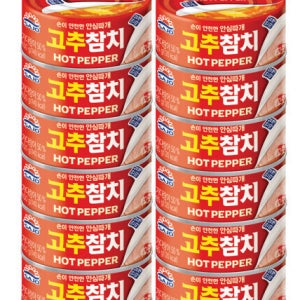 사조 고추 참치 12입 (100gx6+85gx6)