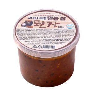 박미란 국내산 우렁 만능 쌈된장 저염 우렁이 강된장 재래식 330g 6개