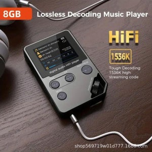 onyou 하이파이 무손실 MP3 MP4 블루투스 휴대용 고음질 음악 플레이어 그레이 8GB