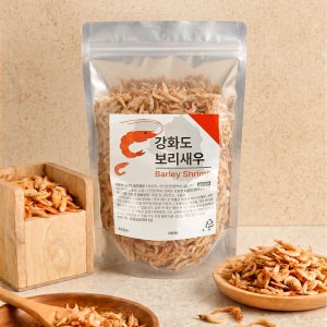입소문 국산 강화도 보리새우 건새우 완결판 400g