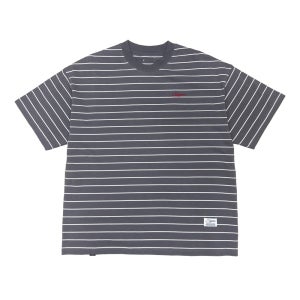 STRIPE SHORT SLEEVES GREY