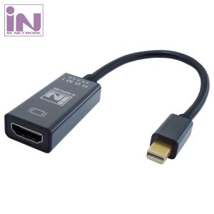 인네트워크 Mini DP to HDMI 컨버터 블랙 4K@30Hz