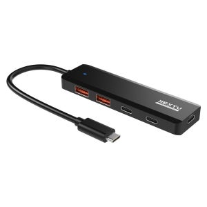 USB-C타입 10G 4포트 케이블일체형 무전원 USB 허브