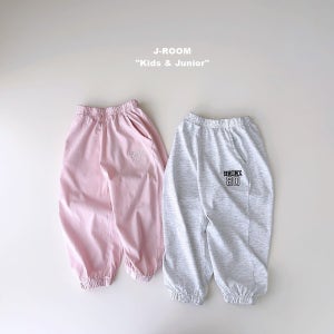 하나데이즈 제이룸 브론스자수조거바지 유아 아동 키즈 초등 트레이닝복 여름 팬츠 하의