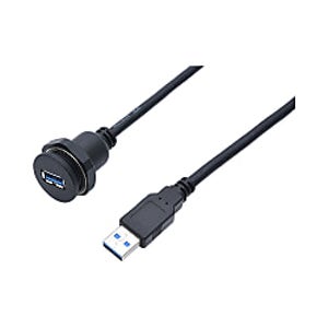 경제형 패널장착용 USB3.0어댑터(USB2.0겸용) 케이블타입