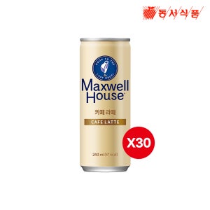 맥스웰하우스 카페라떼 240ml 6입 x 5개