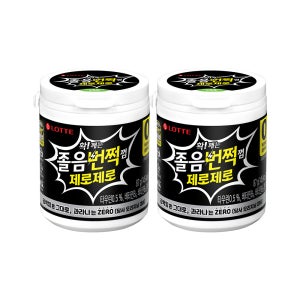 롯데웰푸드 졸음번쩍껌 제로제로 87g x 2개