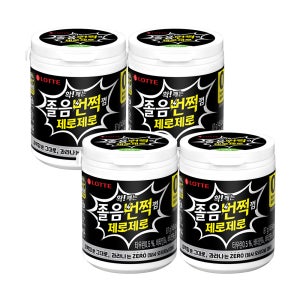 롯데웰푸드 졸음번쩍껌 제로제로 87g x 4개