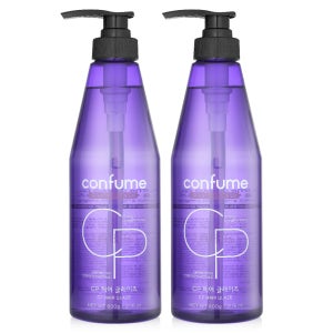 과일나라 컨퓸 헤어 글레이즈 600ml 2개 컬링 웨이브 세팅 촉촉한 윤기 보습 탄력