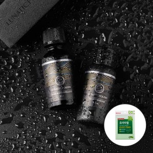 [루나틱폴리시] 유막제거제 30ml+발수코팅제 30ml 산화세륨 자동차 유리 물때 제거