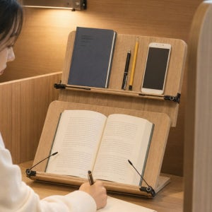 2단 독서대 필기대 북레스트 아기 목디스크 북스탠드 휴대용 책받침대 각도조절 유아