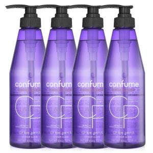과일나라 컨퓸 헤어 글레이즈 600ml 4개 컬링 웨이브 세팅 촉촉한 윤기 보습 탄력