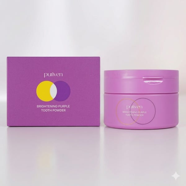 퓨리븐 퍼플 가루치약 40g