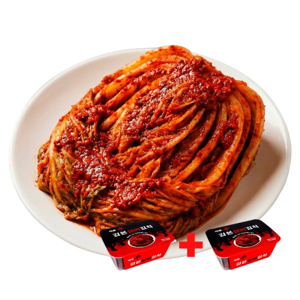 매울신 김본실비김치 1kg 1+1 맛있게 매운 화끈한 김치