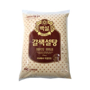 백설 갈색설탕 3kg