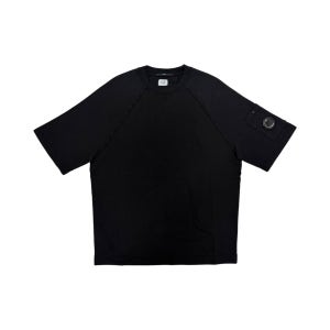26SS CP컴퍼니 렌즈와펜 반팔 티셔츠 블랙 20CMSS034A 002246G 999