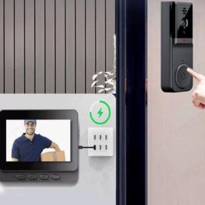 비디오 도어벨 초인종카메라 초인종 방수 무선 비디오폰 M12 양방향 인터콤 32GB