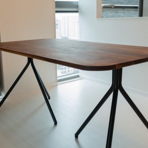 더온 수제 월넛 원목식탁 6인용 1800 다이닝 테이블