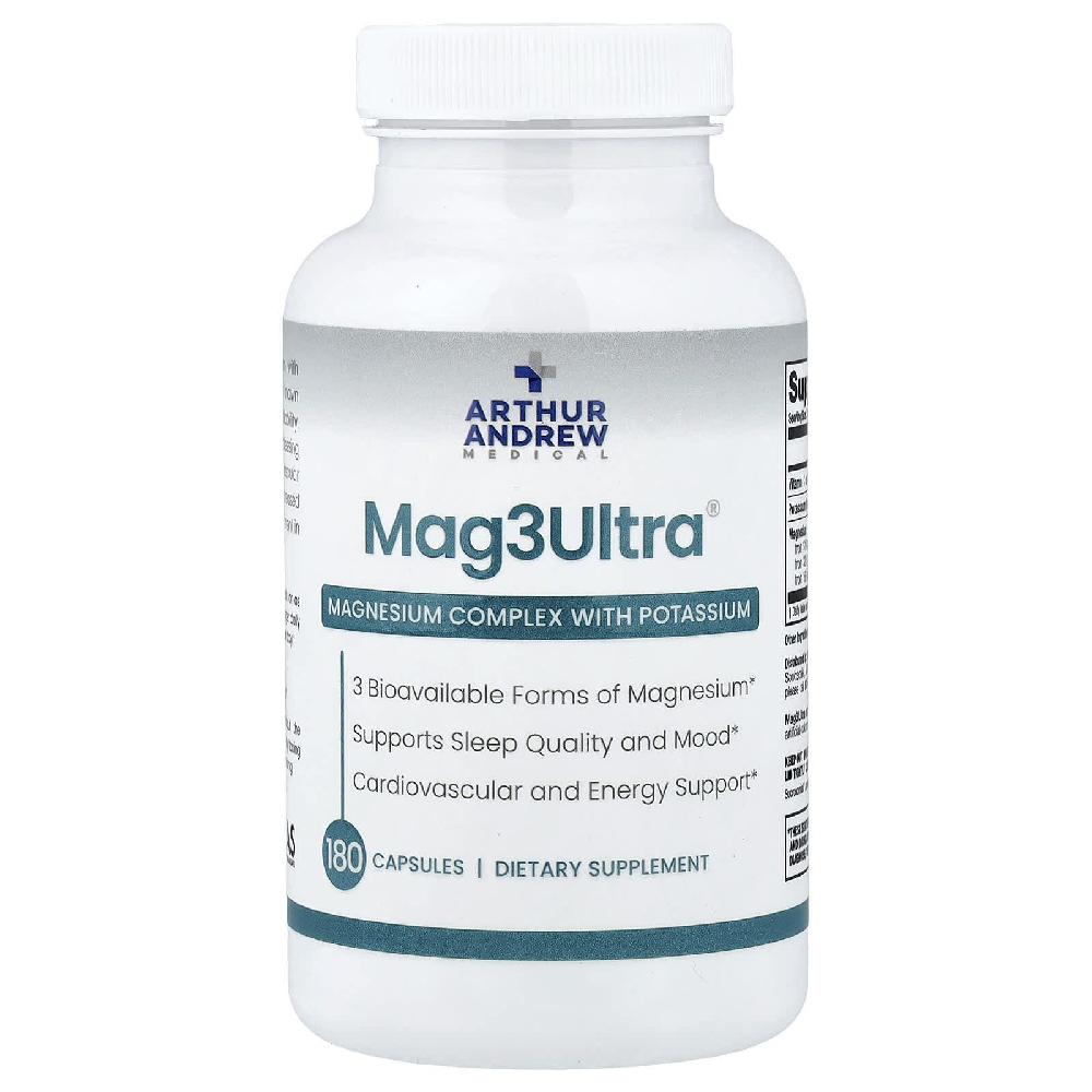 아더앤드류 마그네슘 마그3<b>울트라</b> <b>MAG</b>3<b>Ultra</b> 캡슐 180정