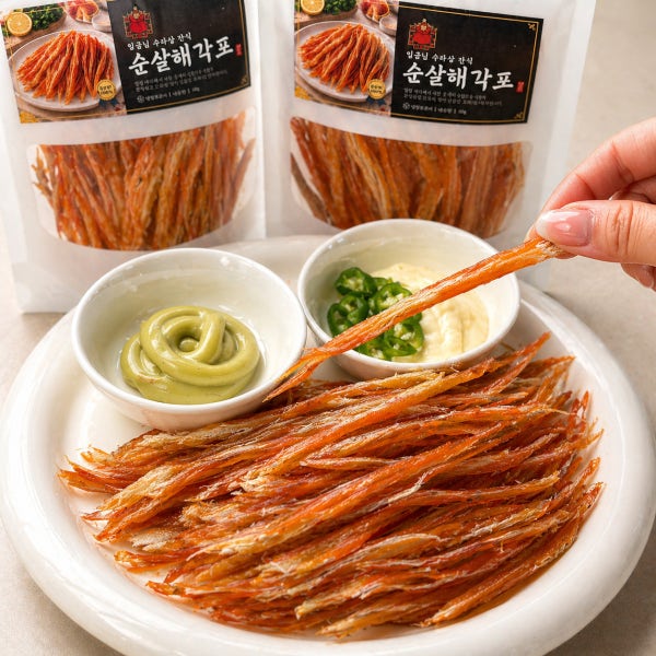 우리푸드 순살 해각포 50g 홍게 다리살 홍게포 붉은대게