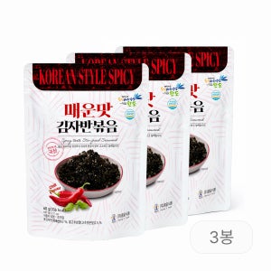 흥일식품 매운맛 김자반 간편한 맛있는 완도김 1봉 60g, 3개