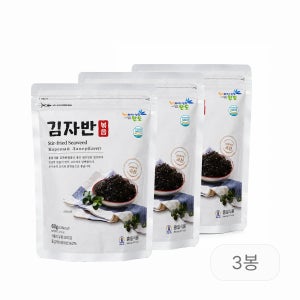 흥일식품 오리지널 김자반 간편한 맛있는 완도김 1봉 60g, 3개